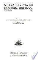 Nueva revista de filología hispánica