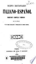 Nuevo diccionario italiano-español