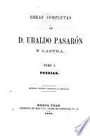 Obras completas de D. Ubaldo Pasarón y Lastra ...