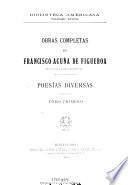 Obras completas de Francisco Acuña de Figueroa: Poesias diversas