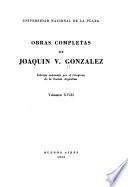 Obras completas de Joaquín V. González