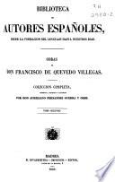 Obras de D. Francisco de Quevedo Villegas