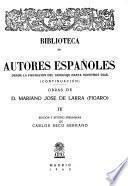 Obras de D. Mariano José de Larra (Figaro)