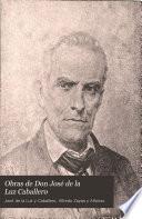 Obras de Don José de la Luz Caballero