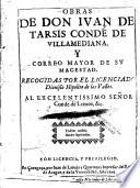 Obras de Don Juan de Tarsis, Conde de Villamediana