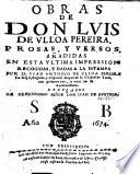Obras de don Luis de Ulloa Pereira