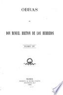 Obras de don Manuel Breton de los Herreros