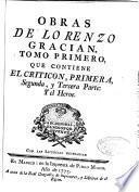 Obras de Lorenzo Gracian