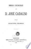 Obras escogidas de d. José Cadalso