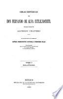 Obras históricas de don Fernando de Alva Ixtlilxochitl: Relaciones