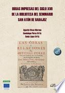Obras impresas del siglo XVII de la Biblioteca del seminario San Atón de Badajoz