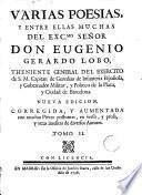 Obras poéticas del Excmo. señor don Eugenio Gerardo Lobo