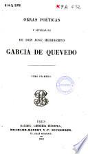 Obras poéticas y literarias de José Heriberto García de Quevedo