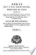Obras. Precede sua vita escrita por Luis Munoz