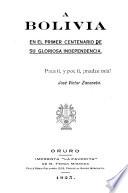 Odas y poemas. Tradiciones altoperuanas