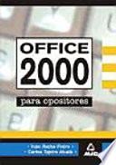 Officce 2000 para oposiciones