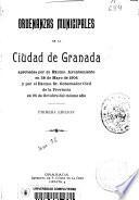 Ordenanzas municipales de la ciudad de Granada