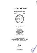 Ordia Prima