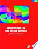 Libro Organizing for Fire and Rescue Services