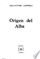 Orígen del alba