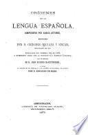 Orígenes de la lengua española