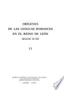Orígenes de las lenguas romances en el Reino de León