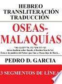 Oseas-Malaquías: Hebreo Transliteración Traducción