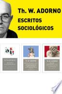 Pack Adorno III. Escritos Sociológicos
