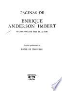 Páginas de Enrique Anderson Imbert