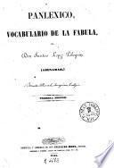Panlexico, vocabulario de la fabula