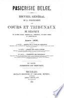 Pasicrisie belge