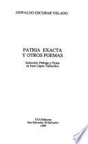 Patria exacta y otros poemas
