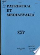 Patristica et mediaevalia