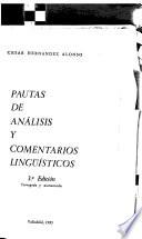 Pautas para análisis lingüístico