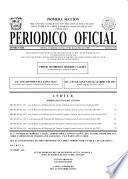 Periódico oficial del gobierno constitucional del estado independiente, libre y soberano de Coahuila de Zaragoza