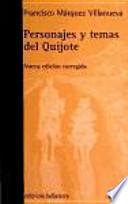 Personajes y temas del Quijote