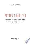Pétion y Bolívar