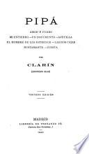Pipá. Amor' é furbo. Mi entierro. Un documento. Avecilla. El hombre de los estrenos. Las dos cajas. Bustamante. Zurita
