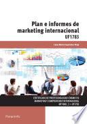 Plan e informes de marketing internacional