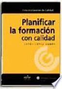 Planificar la formación con calidad