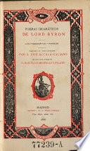 Poemas dramáticos de Lord Byron