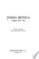 Poesía erótica