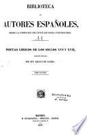 Poetas liricos de los siglos XVI y XVII.
