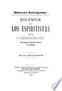 Polémica con los espiritistas