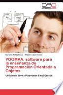 Poomaa, Software Para la Enseñanza de Programación Orientada a Objetos