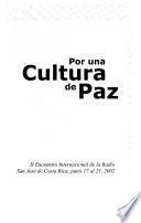 Por una cultura de paz