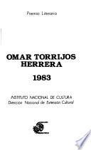 Premio literario Omar Torrijos H., 1983
