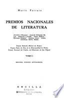 Premios nacionales de literatura: Augusto d'Malmar. Joaquín Edwards Bello. Mariano Latorre. Pablo Meruda. Eduardo Barrios. Samuel Lillo. Angel Cruchaga Santa María. Biliografía general (p. 271-279) t.2. Pedro Prado. José Santos González vera. Gabriela Mistral. Fernando Santiván. Daniel de la Vega. Víctor Domingot Silva. Francisco Antonio Encina. Bibliografía general (p. 409-416)