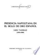 Presencia napolitana en el siglo de oro español