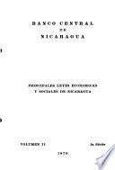 Principales leyes económicas y sociales de Nicaragua